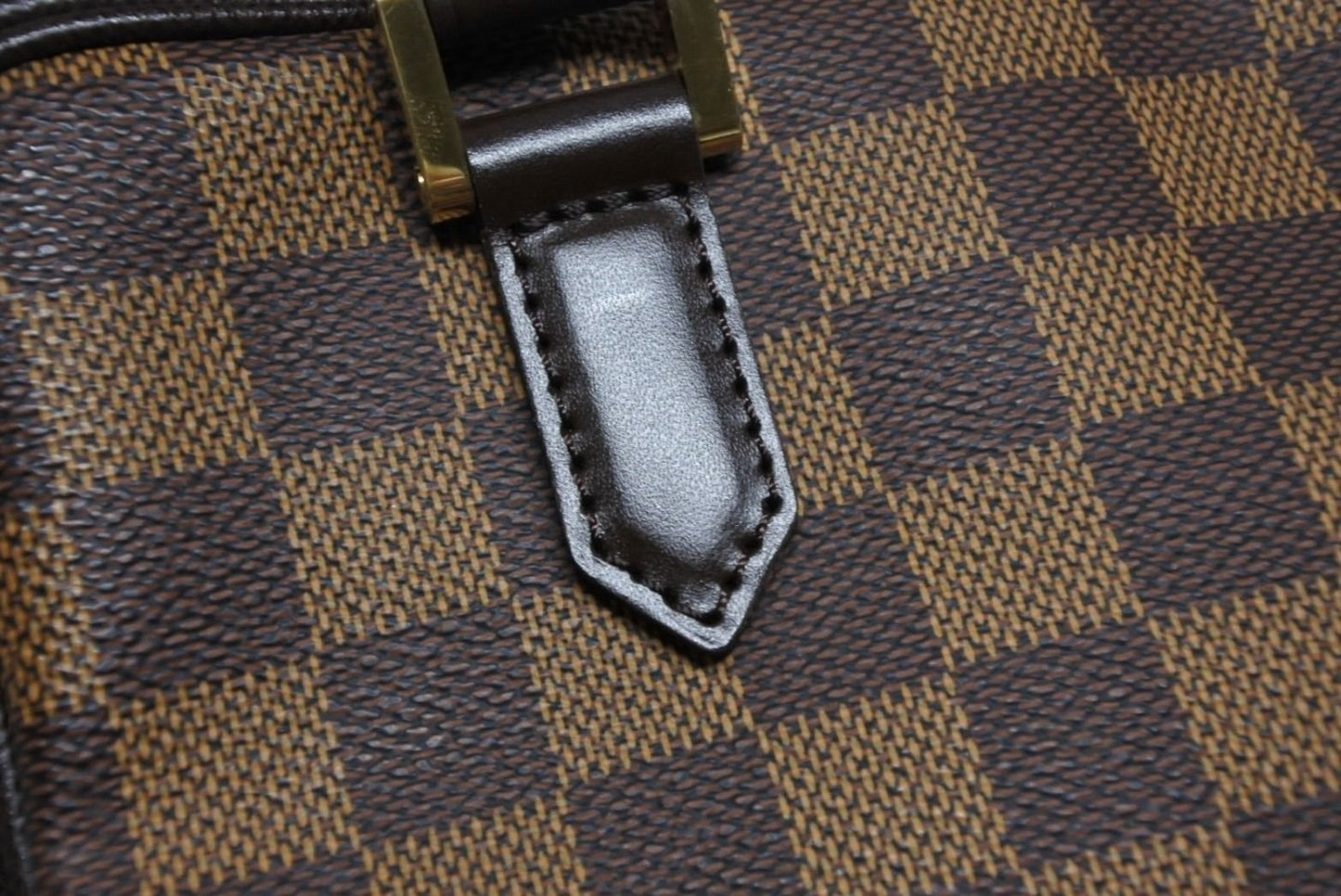 Louis Vuitton Handbag Brera Damier Ebene Gold Brown — view 7