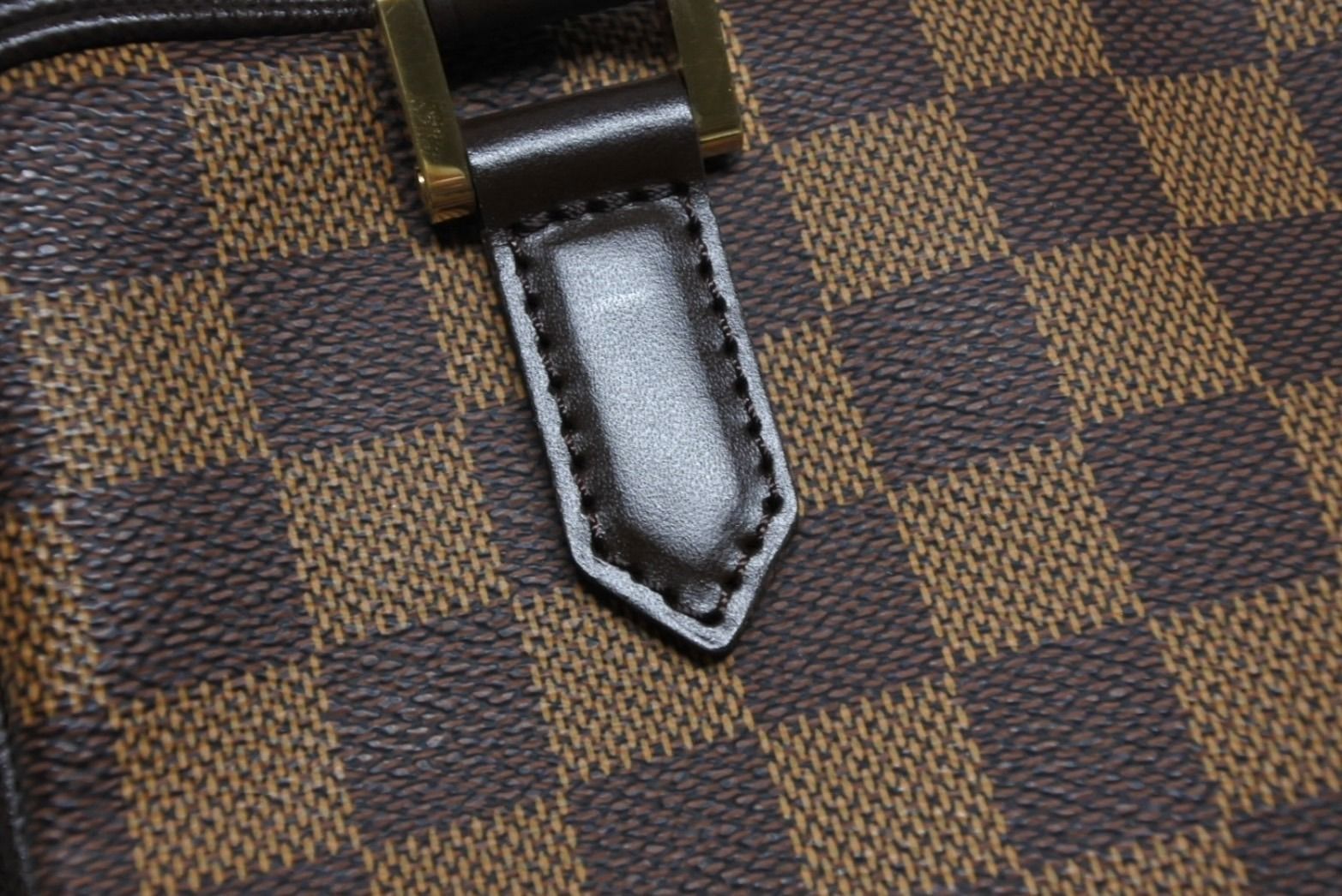 Louis Vuitton Handbag Brera Damier Ebene Gold Brown — view 7