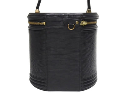 Louis Vuitton Cannes Epi Noir Handbag Black Gold — view 3