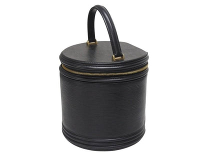 Louis Vuitton Cannes Epi Noir Handbag Black Gold — view 4