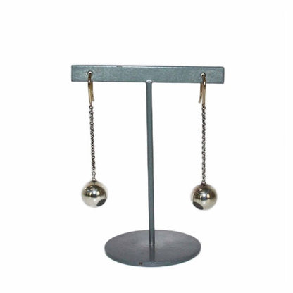 Tiffany & Co Tiffany & CO Hardware Ball Hook Earrings 925 Silver Color KH • OH