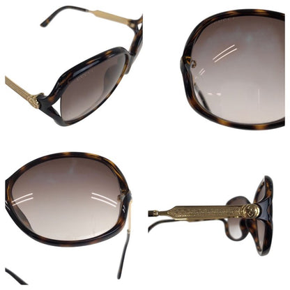 Gucci Marble Brown Gold Metal Plastic Gg0076sk 003 62□15 130 Sunglasses Ladies
