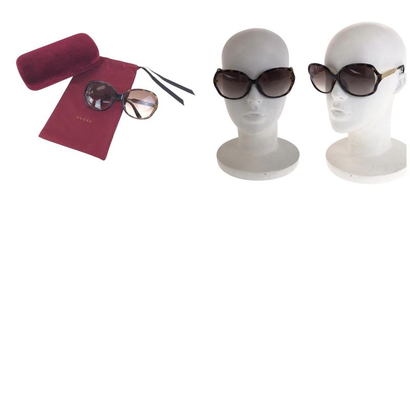 Gucci Marble Brown Gold Metal Plastic Gg0076sk 003 62□15 130 Sunglasses Ladies