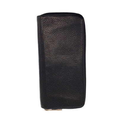Louis Vuitton Zippy Wallet Vertical Black M58412 Long Wallet Round Zipper Men's