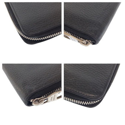 Louis Vuitton Zippy Wallet Vertical Black M58412 Long Wallet Round Zipper Men's