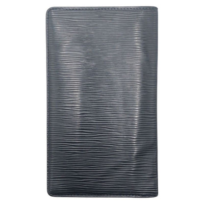Louis Vuitton Epi Porto Cult Cles Di Black Epi Leather M63212 Long Wallet Men's