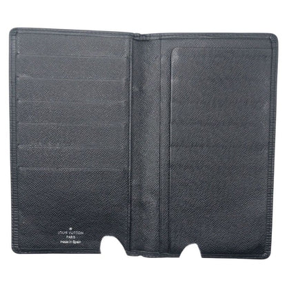 Louis Vuitton Epi Porto Cult Cles Di Black Epi Leather M63212 Long Wallet Men's