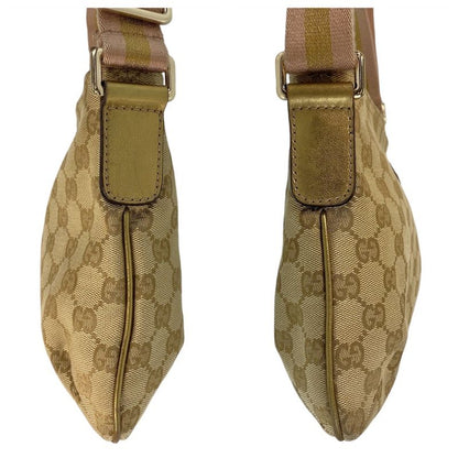 Gucci Sherry Line Beige Pink GG Canvas 410766 Shoulder Bag Messenger Bag