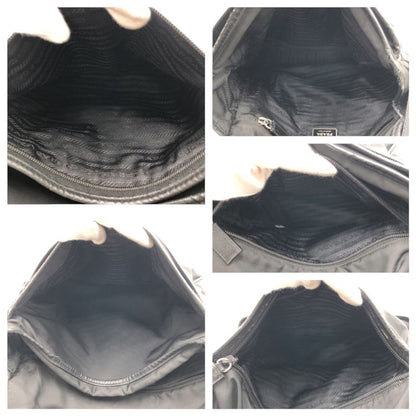 Prada Tessuto Triangle Logo Black Nylon Shoulder Bag Messenger Bag Unisex Men's