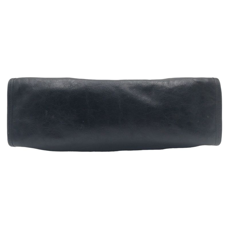 Gucci Interlocking Black Leather 575991 Clutch Bag Second Bag Men's 506635