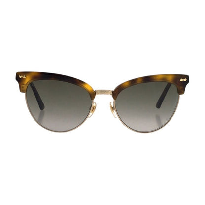 Gucci Amber Pattern Brown Yellow Gold Hardware Plastic Gg0055s 002 55□18-140