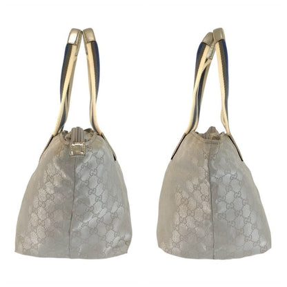Gucci Sherry Line Silver GG Canvas 131230 Tote Bag Shoulder Bag Ladies 506640