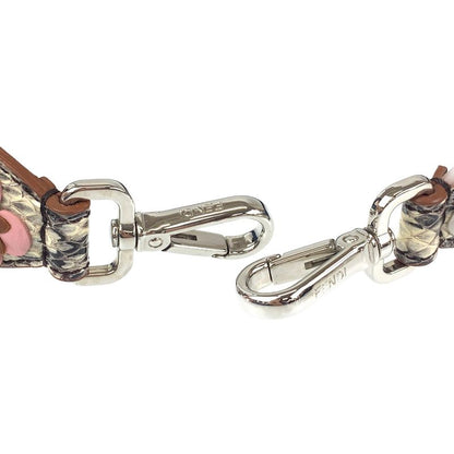 Fendi Strap You Flower Multicolor Leather Plastic Shoulder Strap Women's 506713