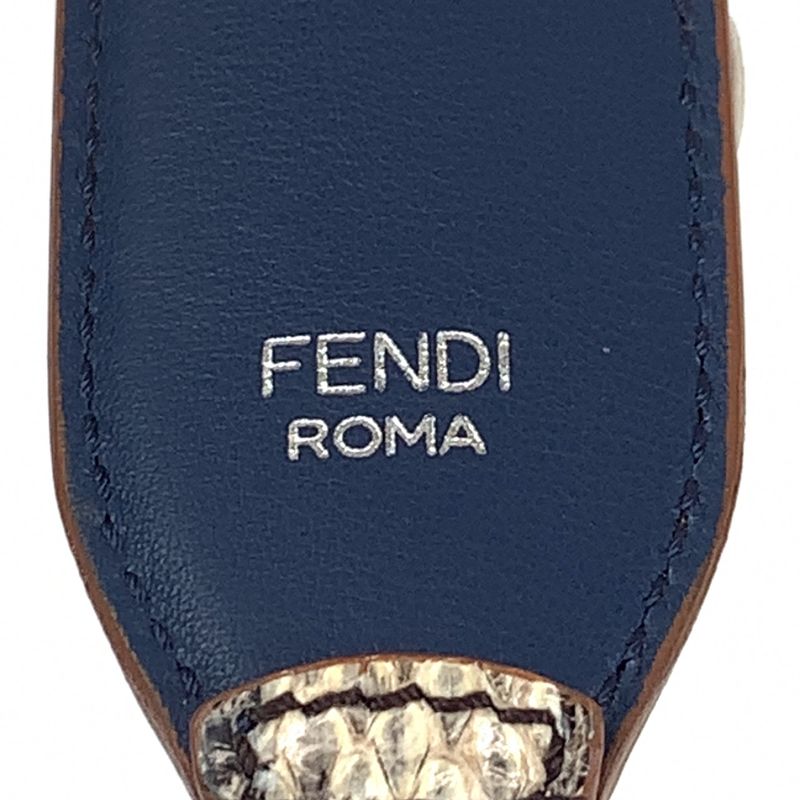 Fendi Strap You Flower Multicolor Leather Plastic Shoulder Strap Women's 506713