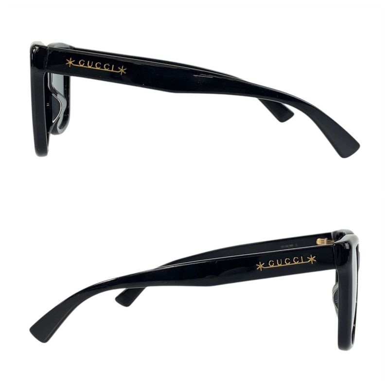Gucci Black Plastic 56▫18-145l Sunglasses Unisex Men's 506777