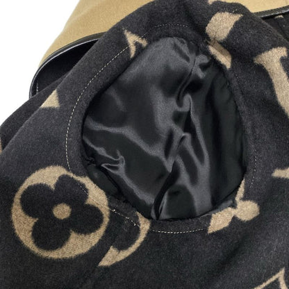 Louis Vuitton Coat Size 42 L Women's Giant Monogram Jacquard Wrap Coat Rw211wnuv