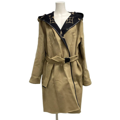 Louis Vuitton Coat Size 42 L Women's Giant Monogram Jacquard Wrap Coat Rw211wnuv