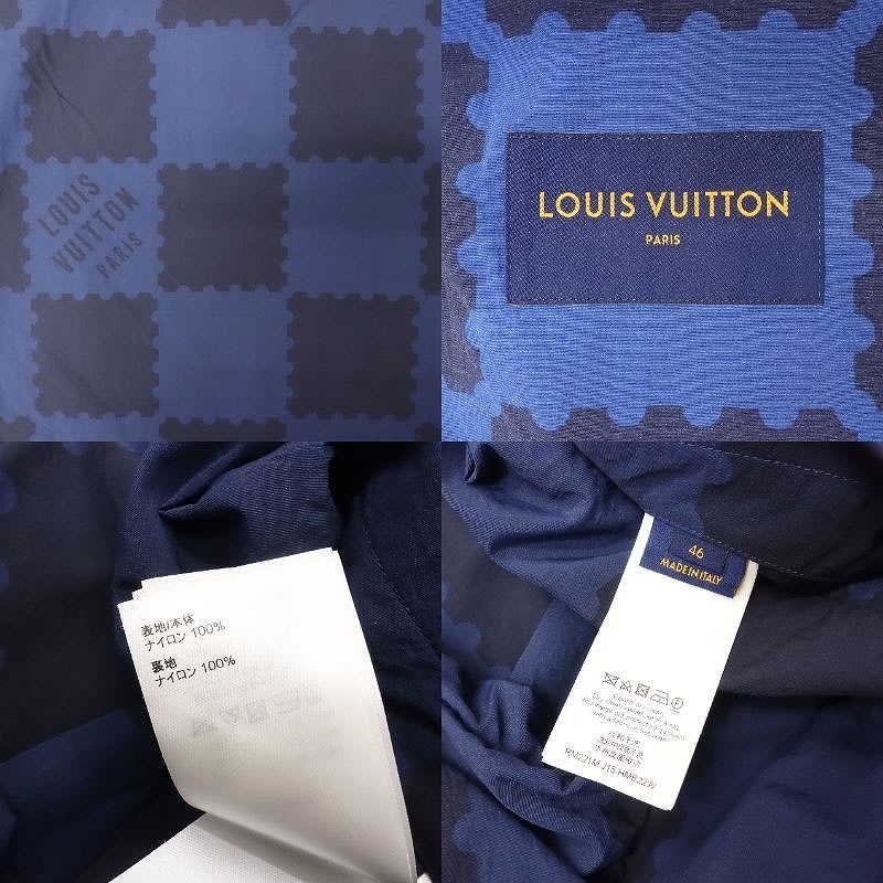 Louis Vuitton NIGO Giant Damier Lace Windbreaker Nylon Jacket 46 TNT 22SS
