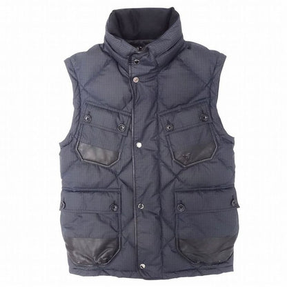 Louis Vuitton Down Jacket Blouson 2-Way Logo Leather Switching