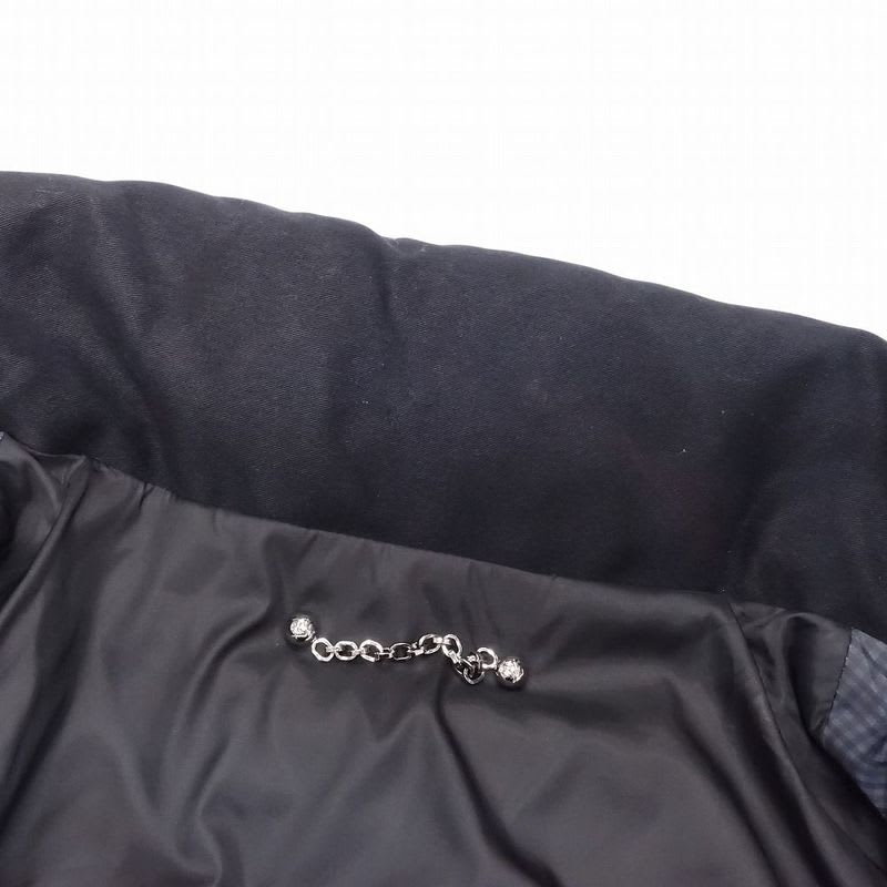 Louis Vuitton Down Jacket Blouson 2-Way Logo Leather Switching