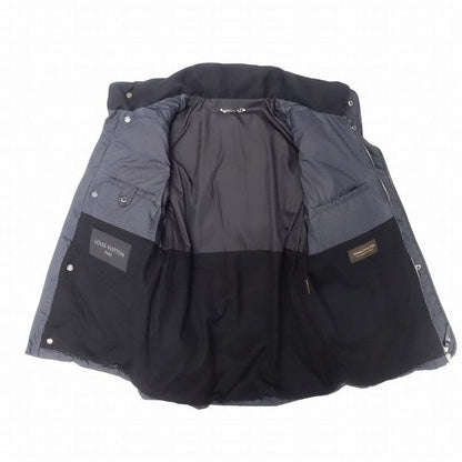 Louis Vuitton Down Jacket Blouson 2-Way Logo Leather Switching