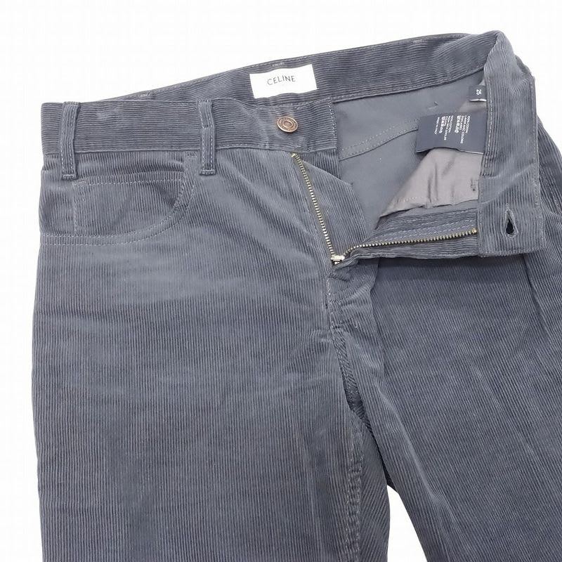 Celine By Hedi Slimane Period Corduroy Pants Jeans Bottoms Size 25