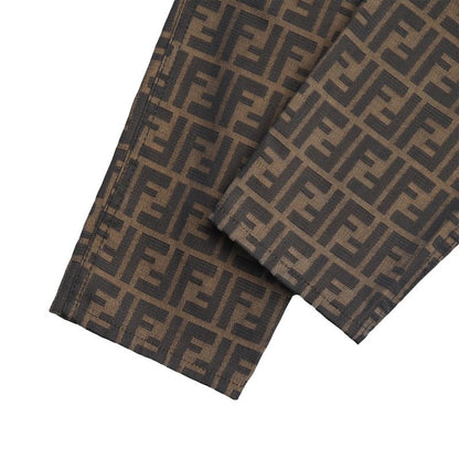 Fendi Vintage Pants 40 Zucca Tapered
