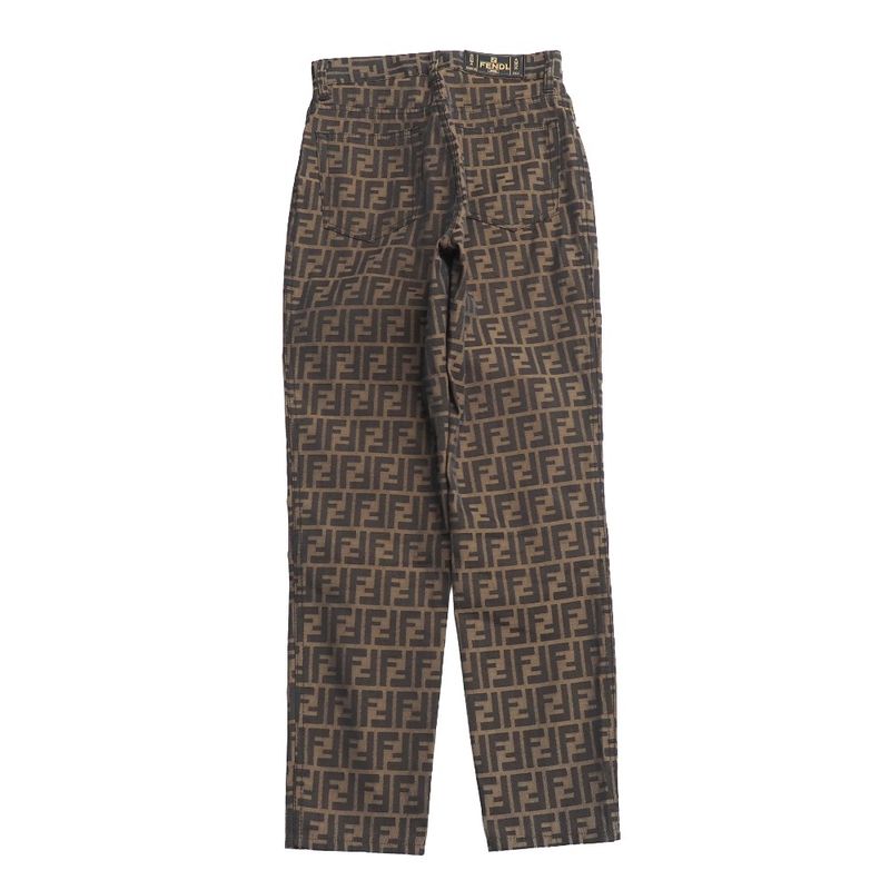Fendi Vintage Pants 40 Zucca Tapered