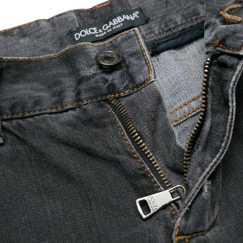 Dolce & Gabbana Denim Pants 44 Aged Black Jeans