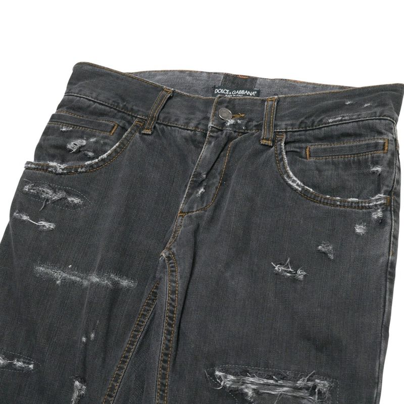 Dolce & Gabbana Denim Pants 44 Aged Black Jeans
