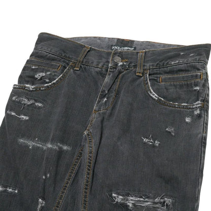 Dolce & Gabbana Denim Pants 44 Aged Black Jeans