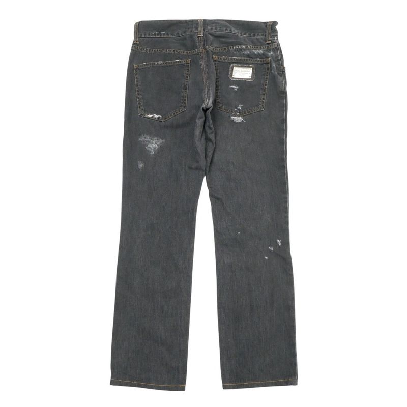 Dolce & Gabbana Denim Pants 44 Aged Black Jeans