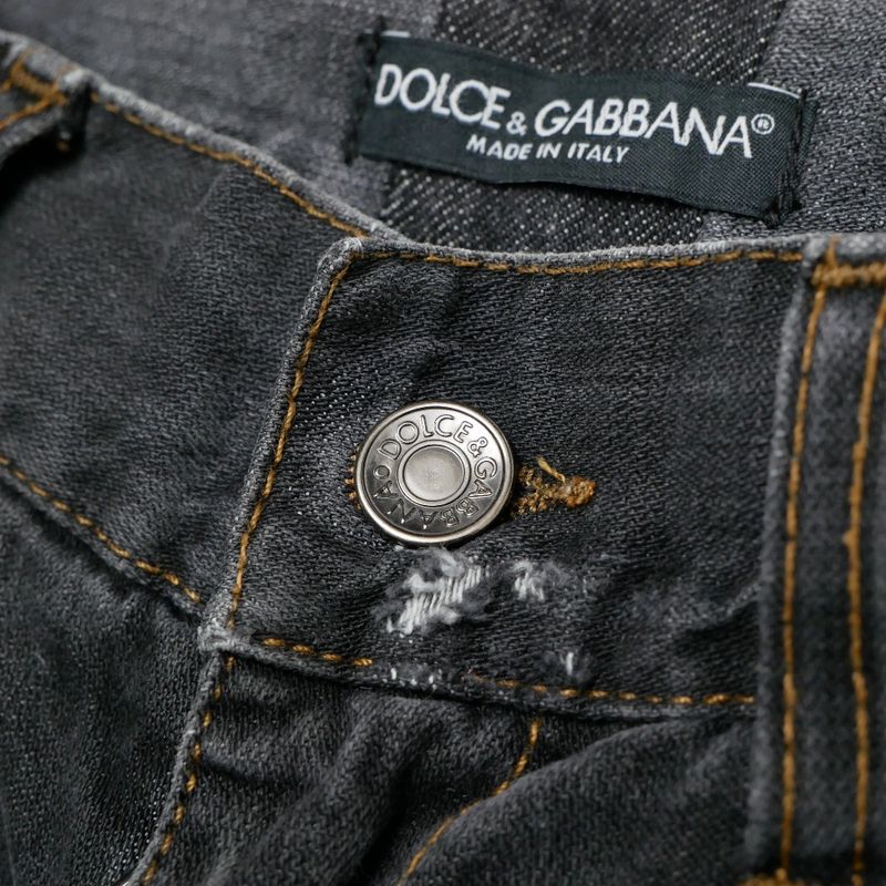 Dolce & Gabbana Denim Pants 44 Aged Black Jeans