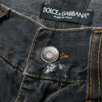 Dolce & Gabbana Denim Pants 44 Aged Black Jeans