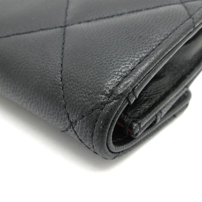 Chanel Coin Case Matelasse Black Gold Hardware Leather