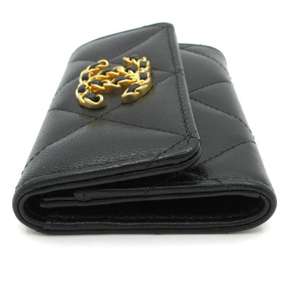 Chanel Coin Case Matelasse Black Gold Hardware Leather