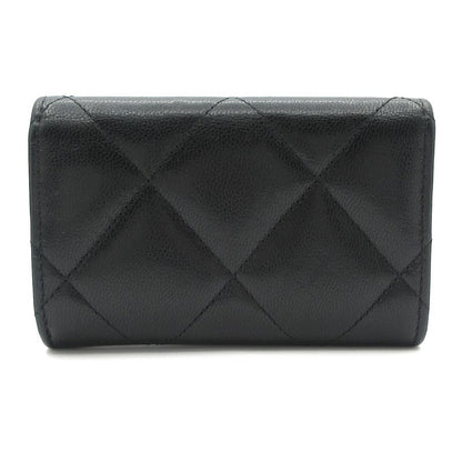 Chanel Coin Case Matelasse Black Gold Hardware Leather