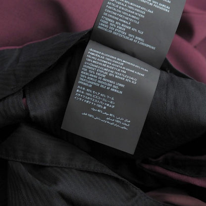 Prada Pants 44 Trousers Pleated No Tuck Bordeaux