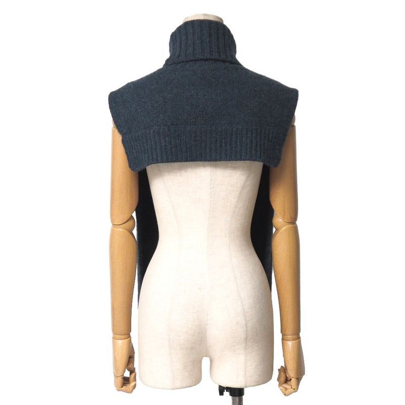 Celine Knit TU Phoebe Philo Era Pullover Deformed Turtleneck Sweater