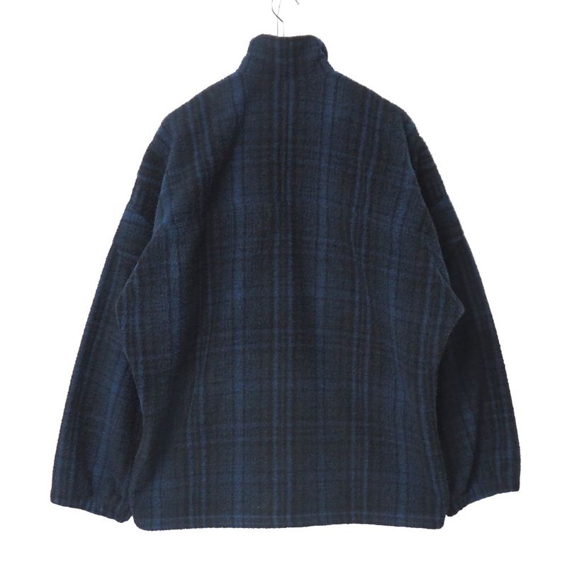 Balenciaga Tracksuit Jacket 44 Zip Up Check Sporty B Wool Blue Black