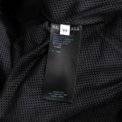 Balenciaga Tracksuit Jacket 44 Zip Up Check Sporty B Wool Blue Black