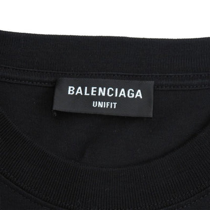 Balenciaga Gay Pride Short Sleeve T-Shirt S Logo Embroidery Crew Black Gray White