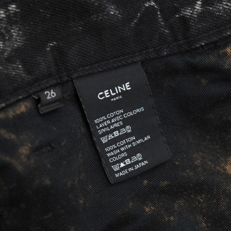 Celine Denim Pants 26 Hedi Slimane Era Wash Tapered