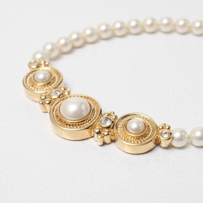 Dior Necklace Pearl Motif