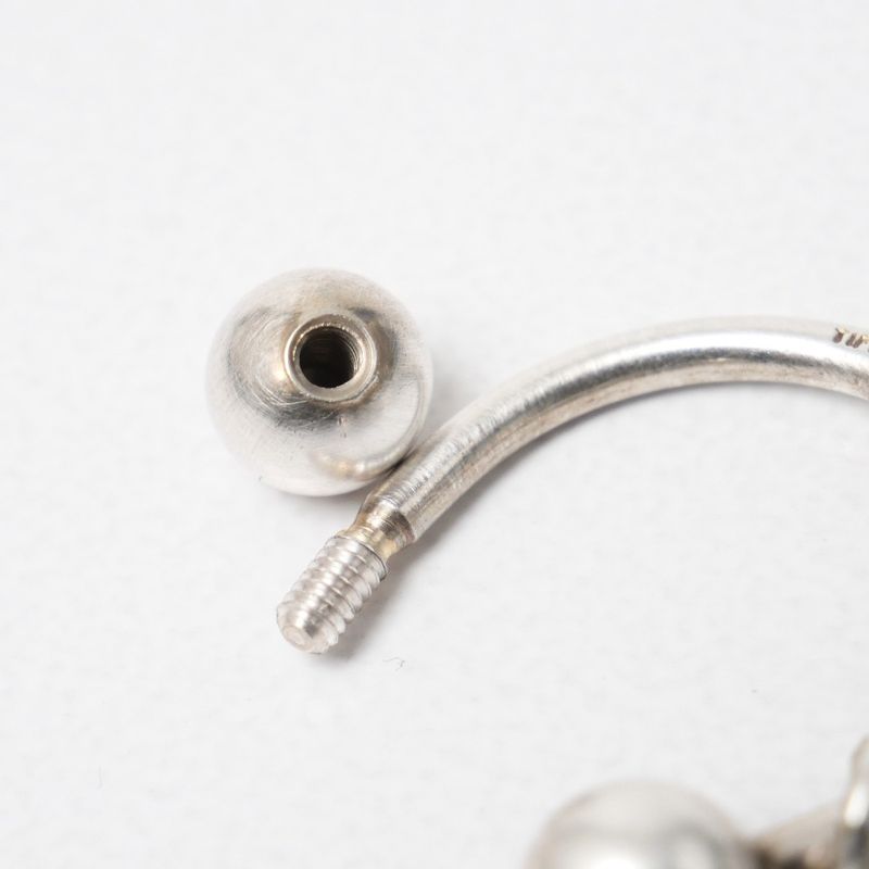 Tiffany & Co. Key Ring Screw Ball Round Tag