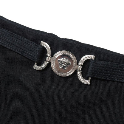 Versace Mini Skirt 38 Medusa Black