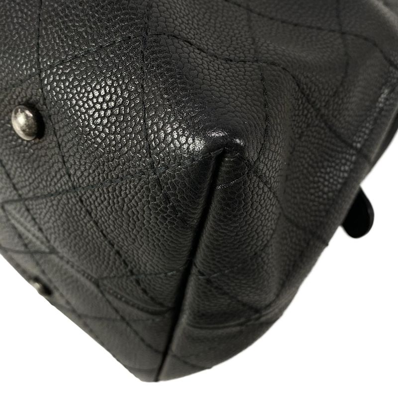 Chanel Shoulder Bag In The Mix Black Chain Shoulder Vintage Silver Hardware 2way