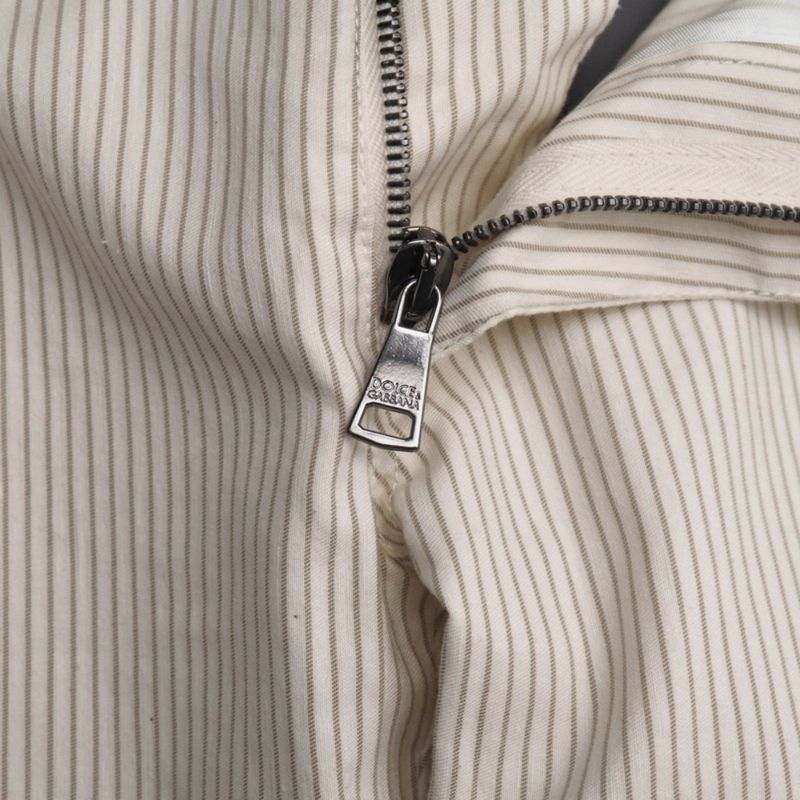 Dolce & Gabbana Wide Pants 48 Ivory