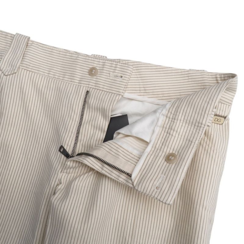 Dolce & Gabbana Wide Pants 48 Ivory