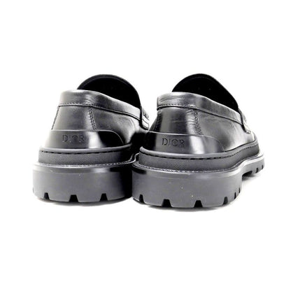 Dior Explorer Loafers 39 CD Logo Derby Shoes Platform Leather